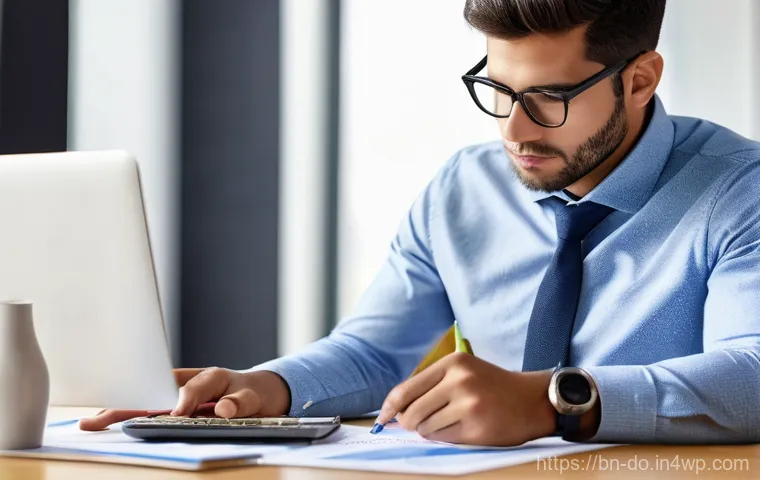 자산 정리 시스템 구축의 이점 - **Prompt 1: Organizing Financial Assets and Liabilities**
A young adult, well-dressed in busines...